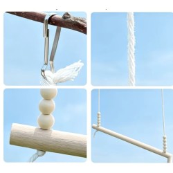 Your Happy Chicken 40cm Wooden Chicken Swing - Swing for Chickens