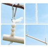 Your Happy Chicken 40cm Wooden Chicken Swing - Swing for Chickens