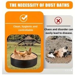 Chicken Dust Bath Container - Keep Your Birds Happy