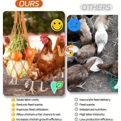 Chicken Vegetable Hanging Net - Keep Your Flock Healthy and Happy
