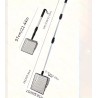 Extendable Chicken Coop Rake / Scooper - Efficient Poultry Cleaning Solution