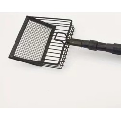 Extendable Chicken Coop Rake / Scooper - Efficient Poultry Cleaning Solution