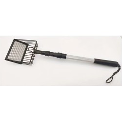 Extendable Chicken Coop Rake / Scooper - Efficient Poultry Cleaning Solution