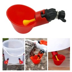 Chicken Auto Drinker Cups 6 Pack - Detachable Cup for Easy Cleaning