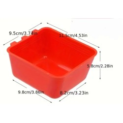 Large Square Coop Cup - Durable Feeding Solution