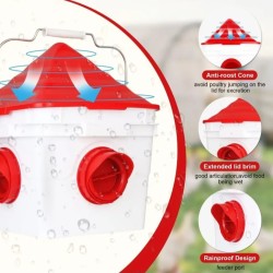 Complete Chicken Feeder and Drinker Set