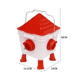 Complete Chicken Feeder and Drinker Set