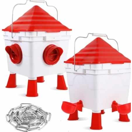 Chicken Feeder and Waterer