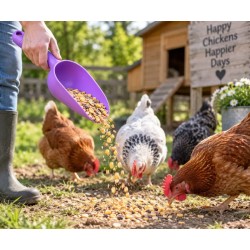 Plastic Feed Scoop for Easy Feeding