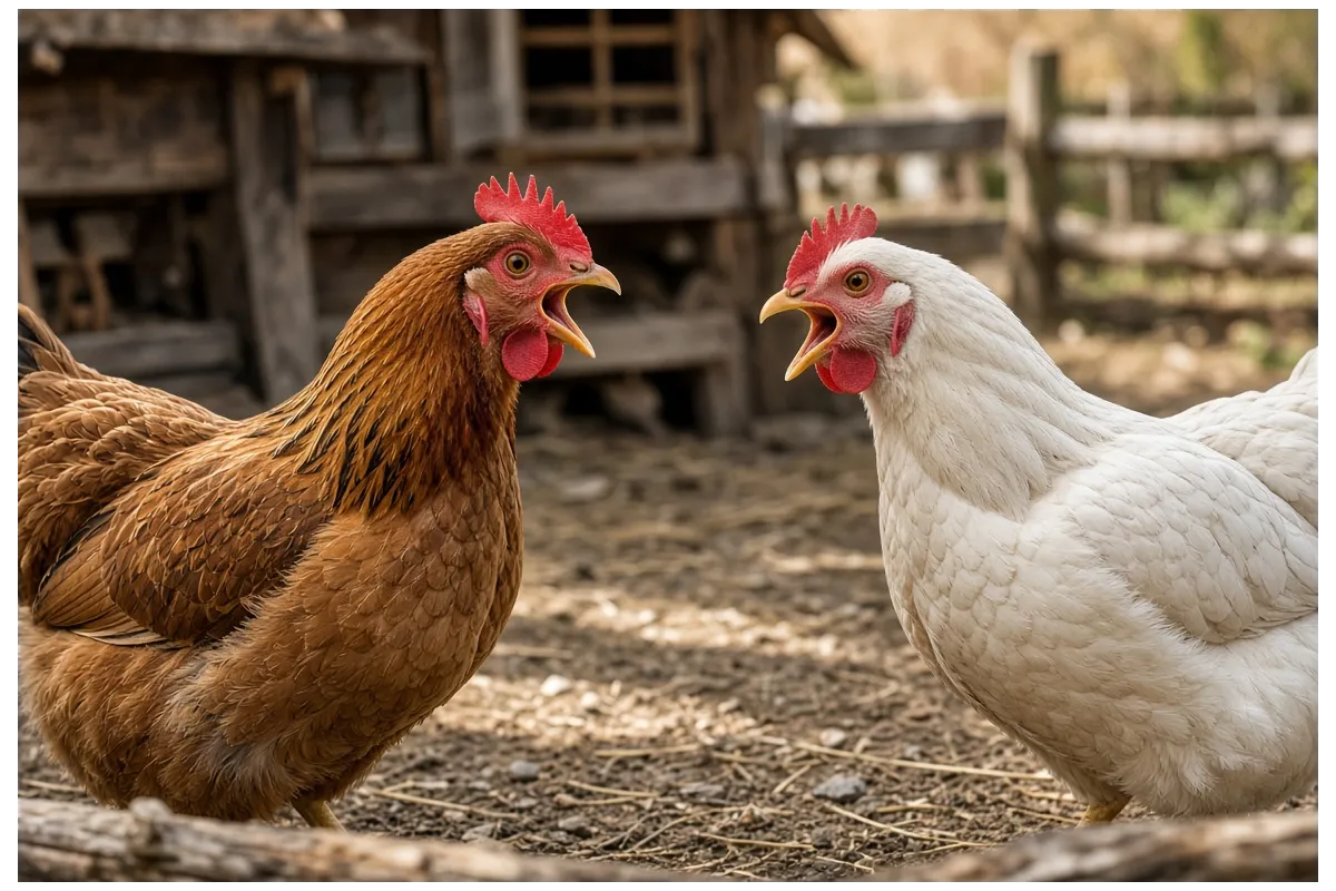 Chicken noises, what is my hen trying to say?