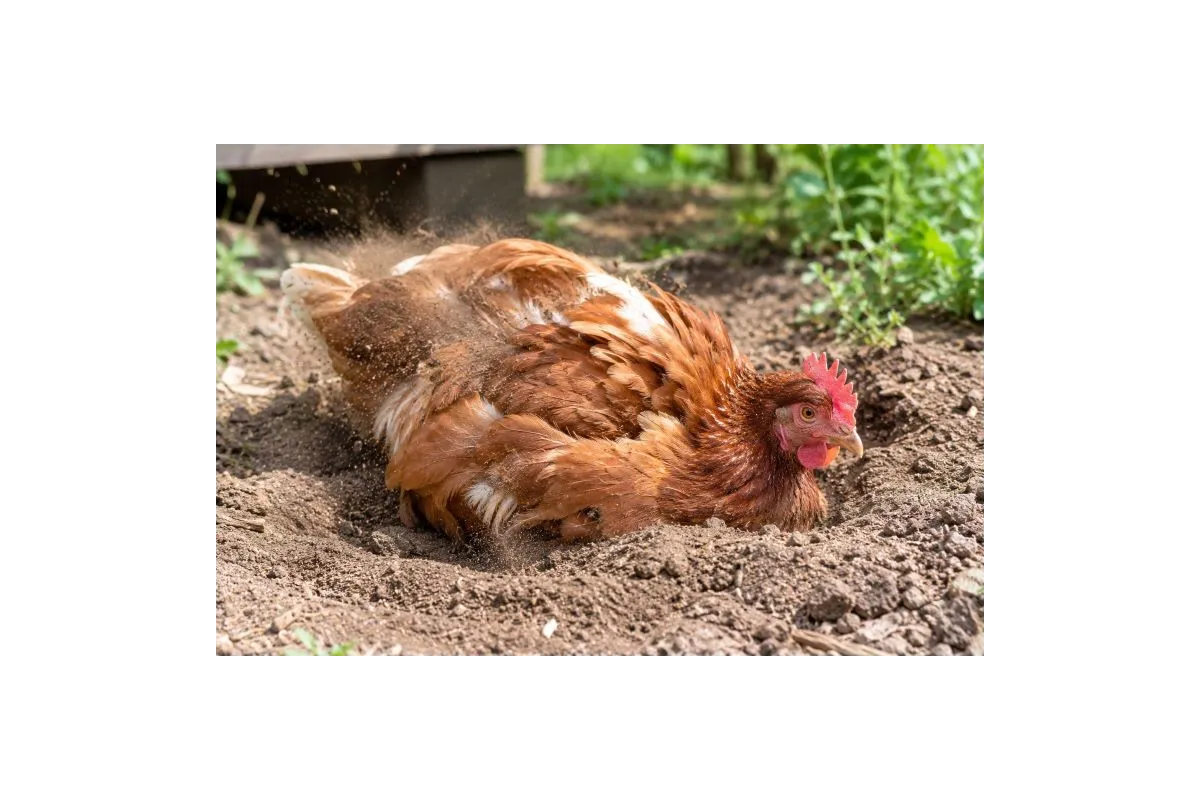 The importance of providing a dust bath for your chickens