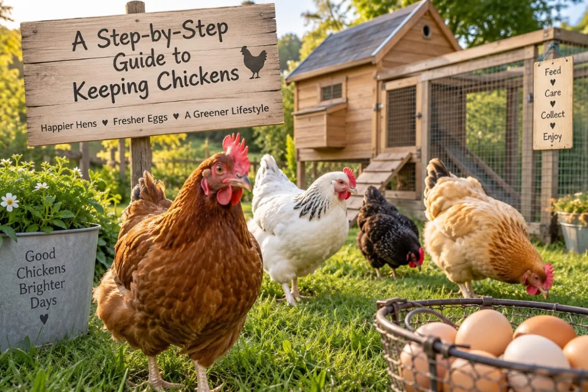 A step by step guide to keeping chickens