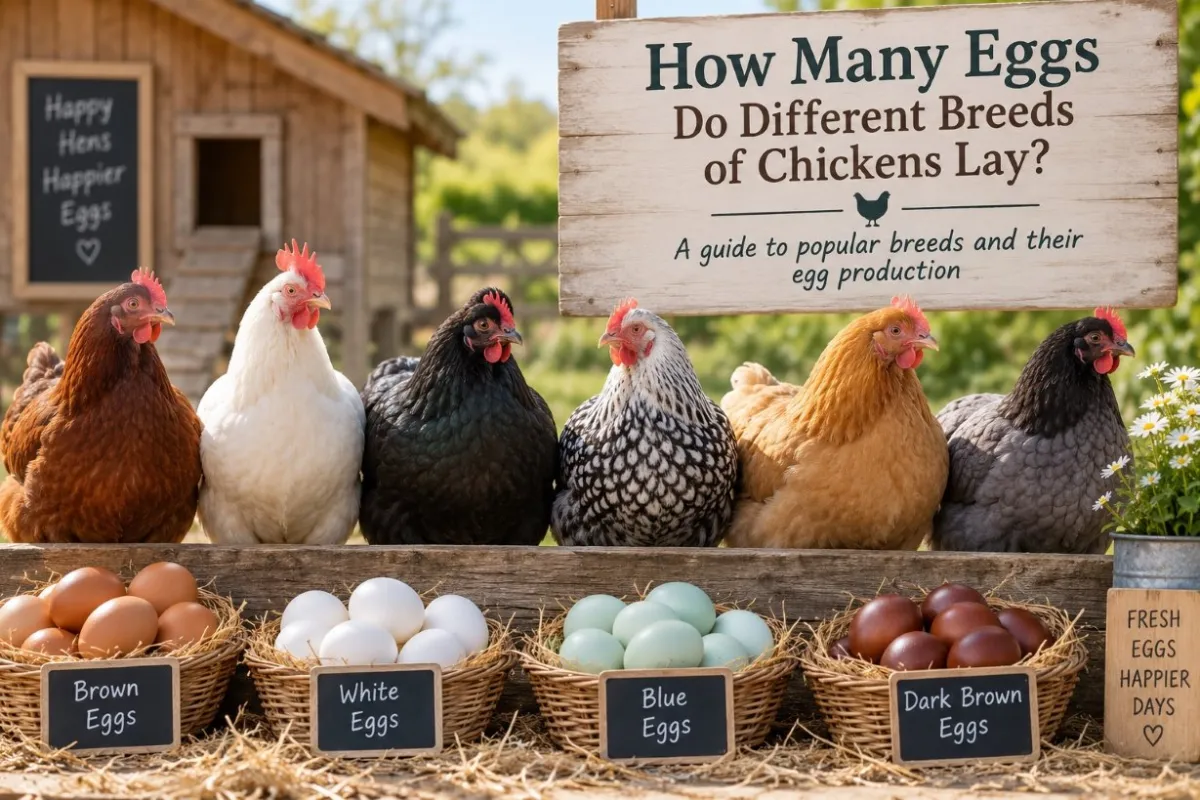 How Many Eggs Do Different Breeds of Chickens Lay