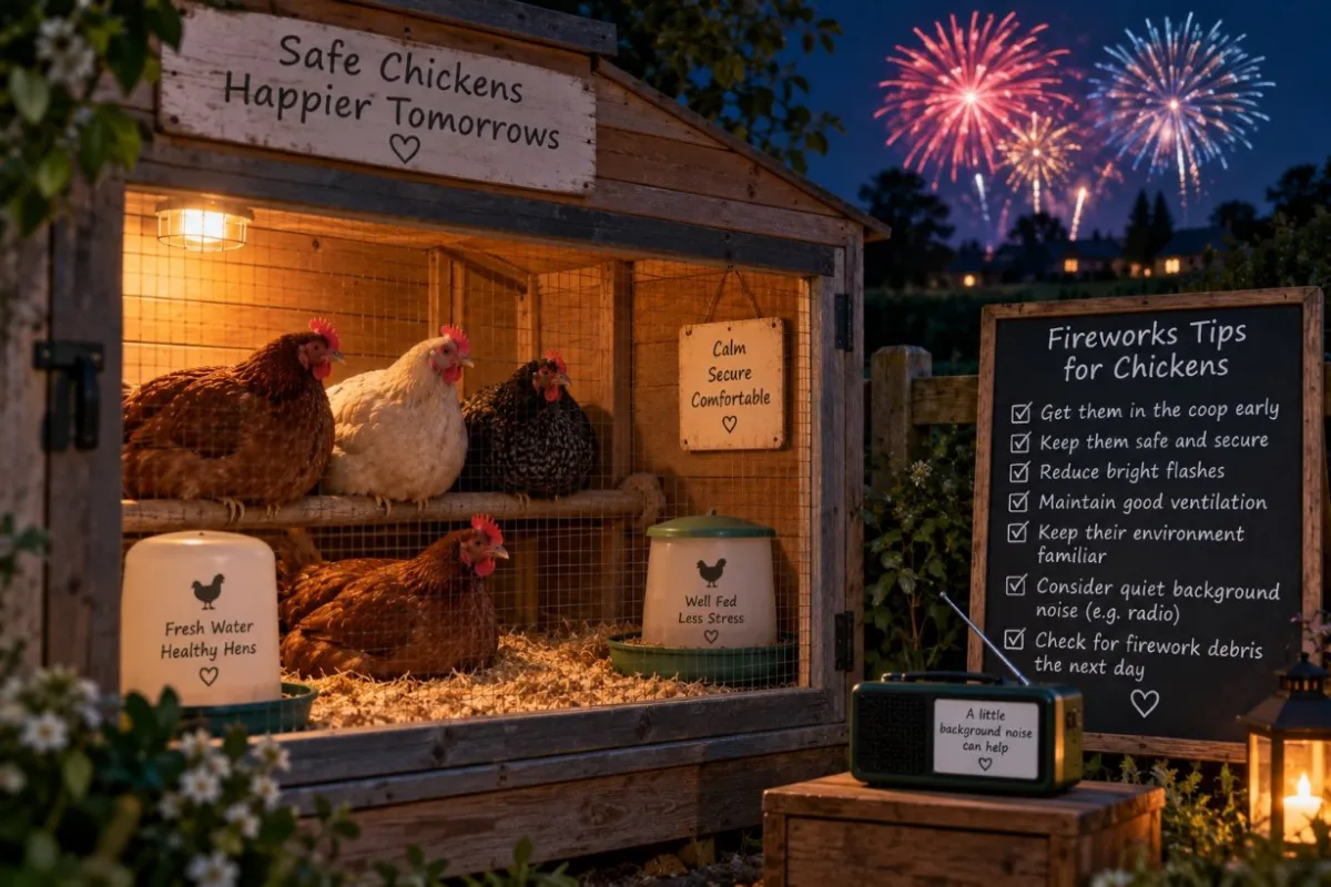 Fireworks and Chickens: How to Reduce Noise, Fear and Stress