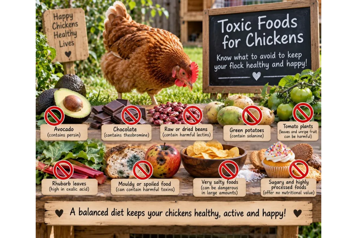 Toxic Foods for Chickens: What Should You Never Feed Your Flock?